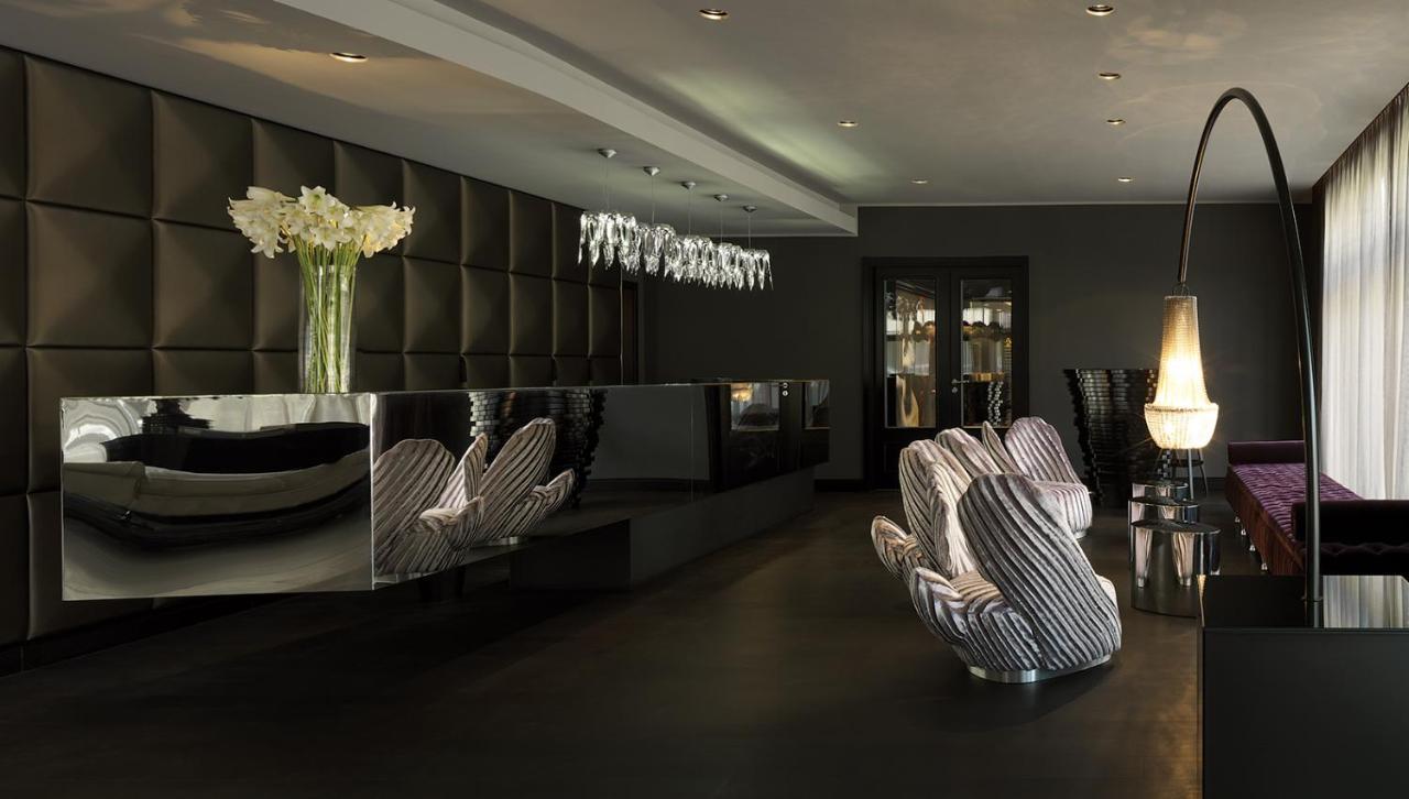 루머스 호텔 프랑크푸르트 외부 사진 The interior of the lounge